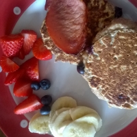 Healthy pancakes packed with protein